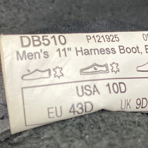 Durango Men’s Black 11” Harness Riding Boot DB510